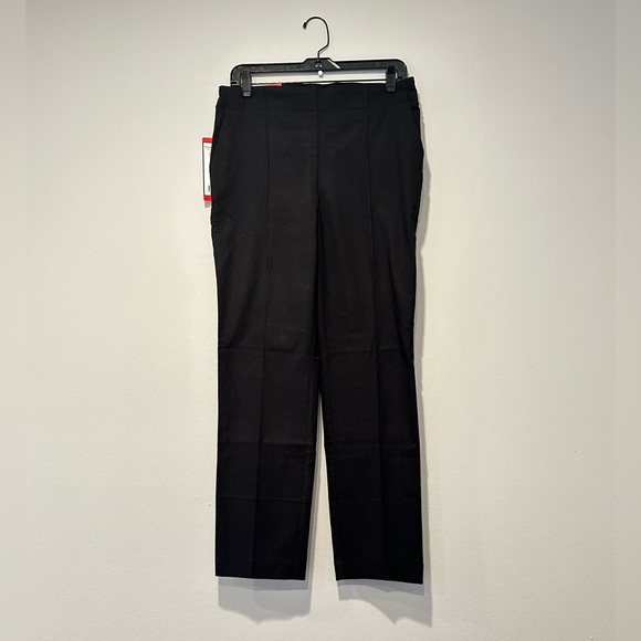 Hilary Radley Women's Built in tummy control panel Mid Rise Slim Leg Pants - Picture 11 of 15